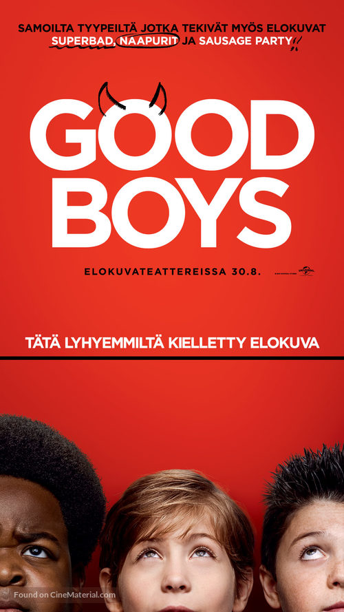 Good Boys - Finnish Movie Poster