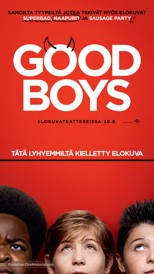 Good Boys - Finnish Movie Poster