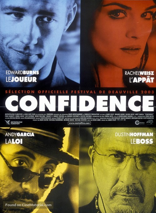 Confidence - French Movie Poster