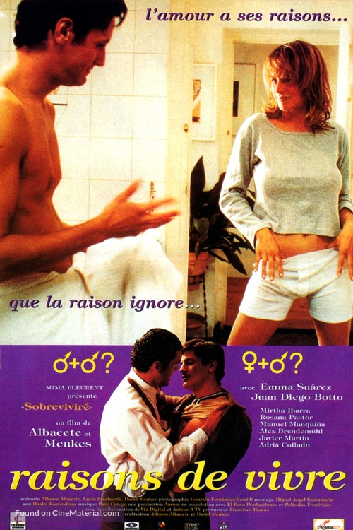 Sobrevivir&eacute; - French Movie Poster