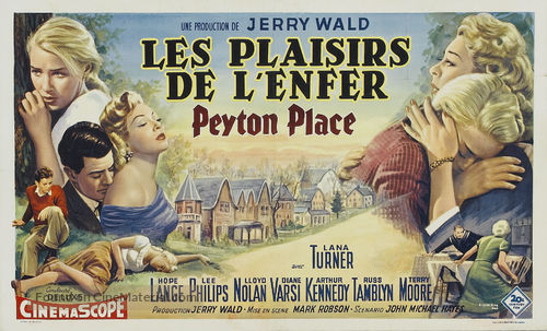 Peyton Place - Belgian Movie Poster