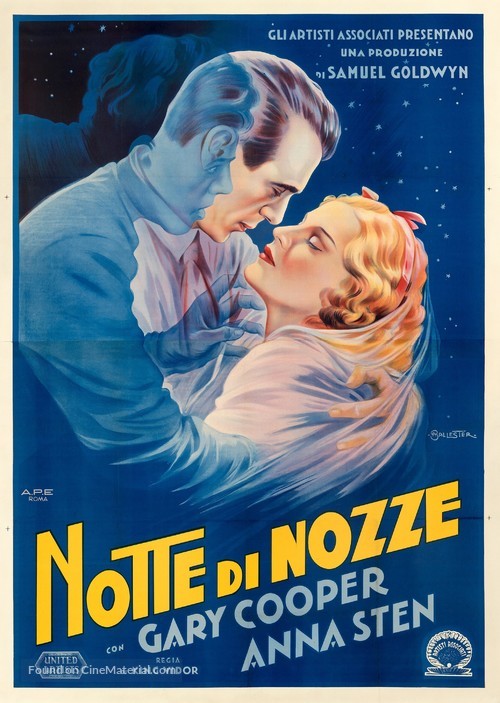 The Wedding Night - Italian Movie Poster