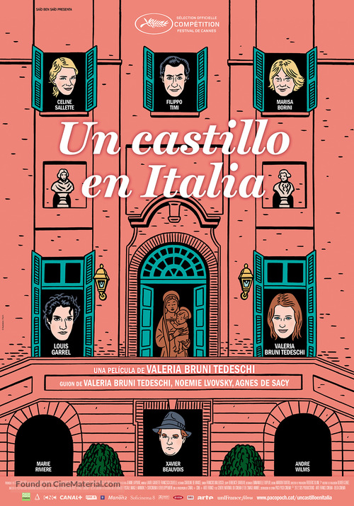 Un ch&acirc;teau en Italie - Spanish Movie Poster