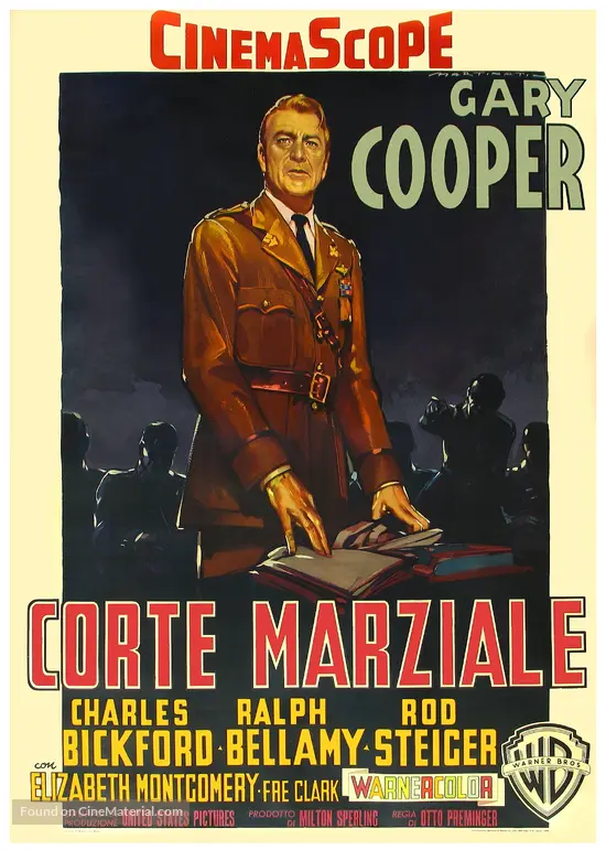 The Court-Martial of Billy Mitchell - Italian Movie Poster