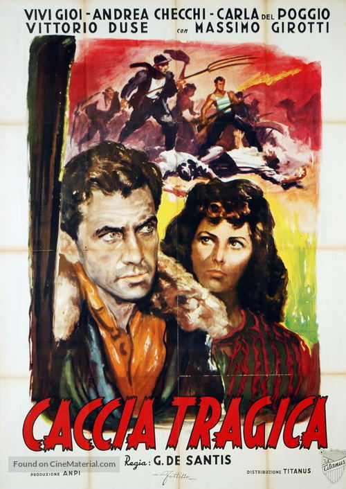 Caccia tragica - Italian Movie Poster