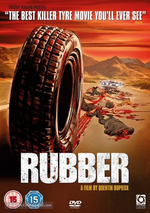 Rubber - British DVD movie cover