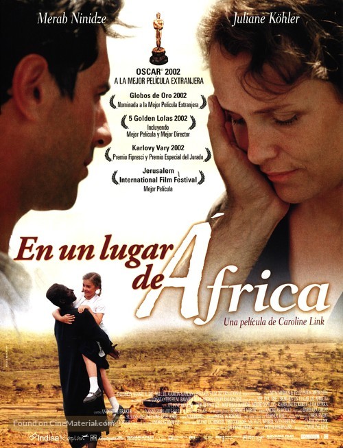 Nirgendwo in Afrika - Spanish Movie Poster