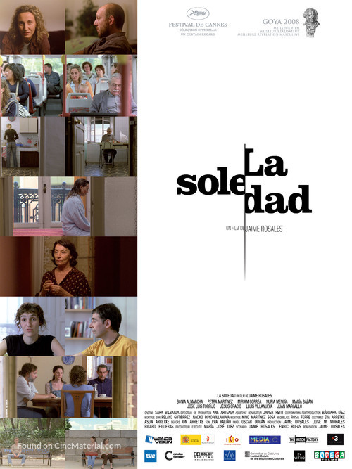 La soledad - French Movie Poster