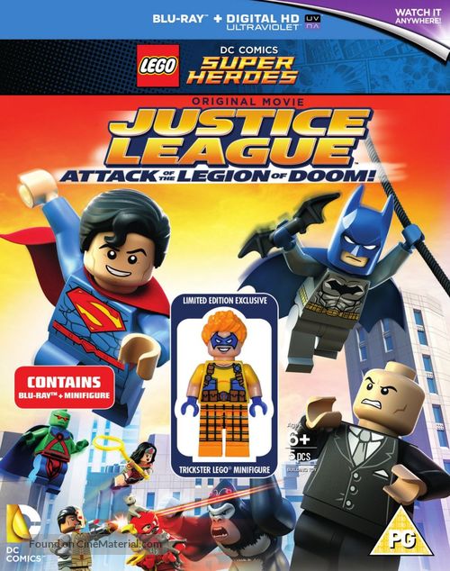LEGO DC Super Heroes: Justice League - Attack of the Legion of Doom! - British Movie Cover