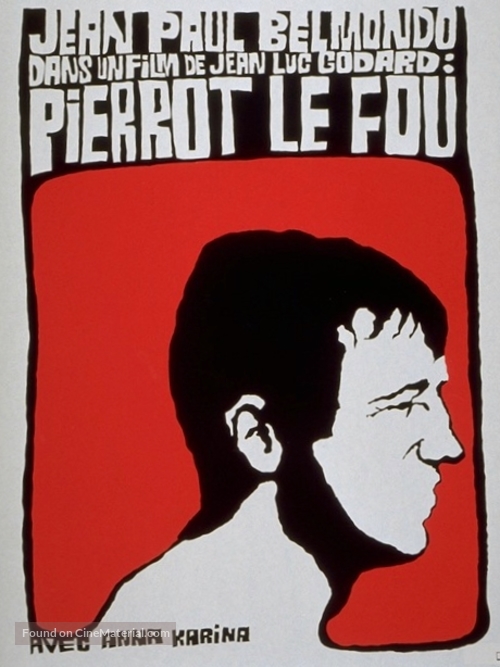 Pierrot le fou - French Movie Poster