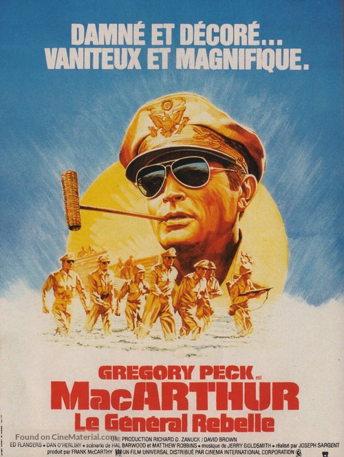 MacArthur - French Movie Poster