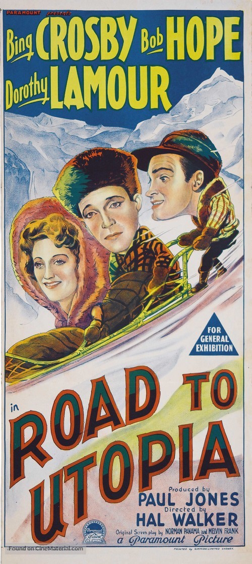 Road to Utopia - Australian Movie Poster