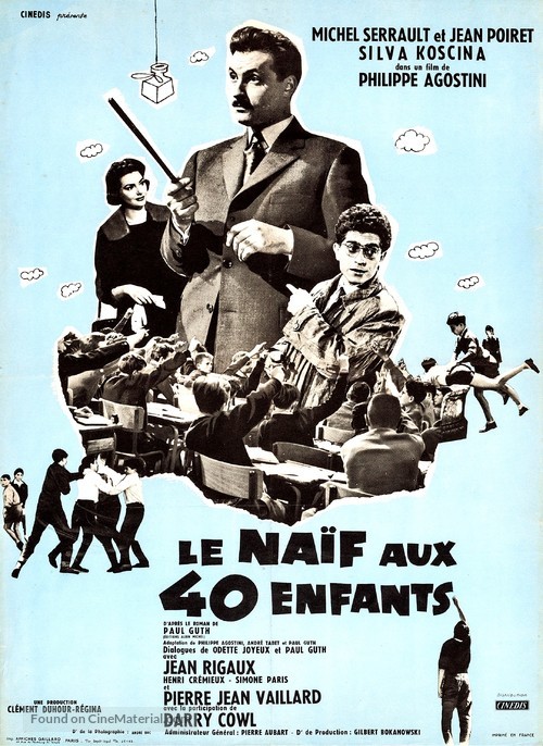 Na&iuml;f aux 40 enfants, Le - French Movie Poster