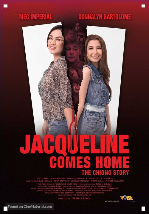 Jacqueline Comes Home: The Chiong Story - Philippine Movie Poster