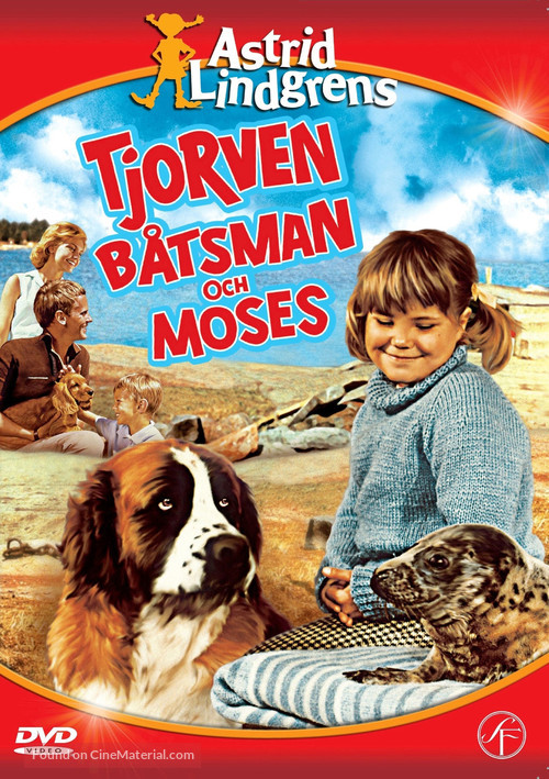 Tjorven, B&aring;tsman och Moses - Swedish DVD movie cover
