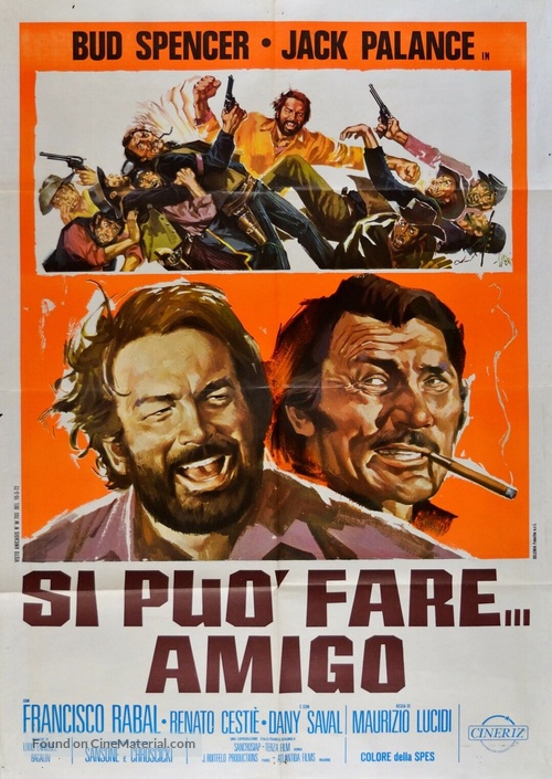 Si pu&ograve; fare... amigo - Italian Movie Poster