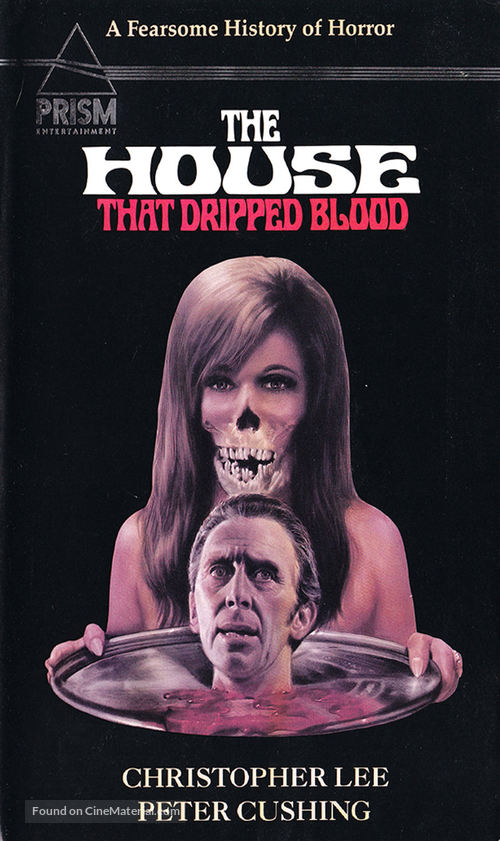 The House That Dripped Blood - VHS movie cover