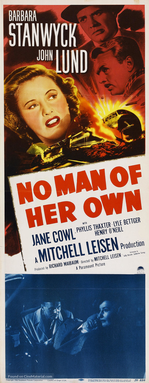 No Man of Her Own - Movie Poster