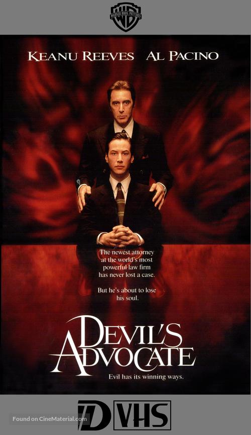 The Devil&#039;s Advocate - VHS movie cover