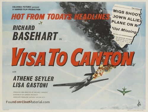 Visa to Canton - British Movie Poster