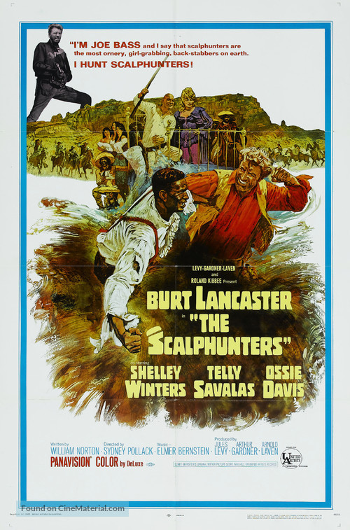 The Scalphunters - Movie Poster