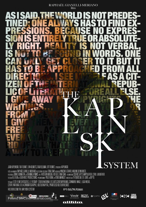 The Kaplinski System - Estonian Movie Poster