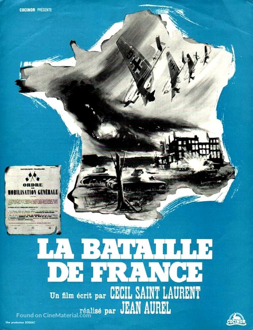 La bataille de France - French Movie Poster