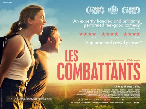 Les combattants - British Movie Poster