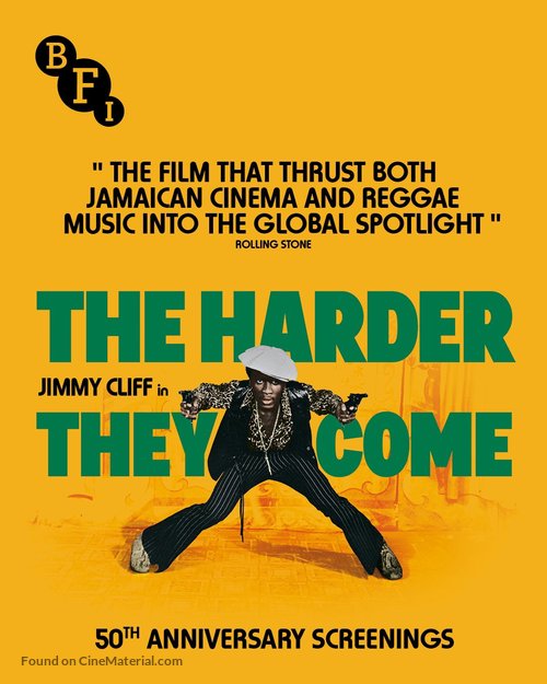 The Harder They Come - British Re-release movie poster