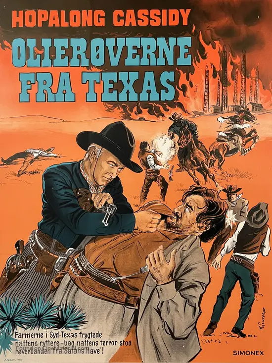 Texas Trouble Shooters - Danish Movie Poster