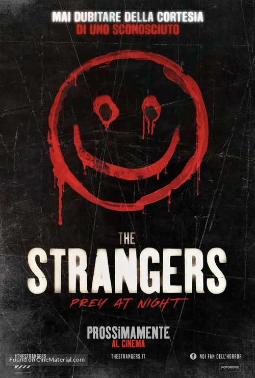 The Strangers: Prey at Night - Italian Movie Poster