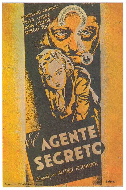 Secret Agent - Spanish Movie Poster