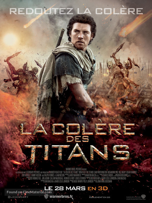 Wrath of the Titans - French Movie Poster