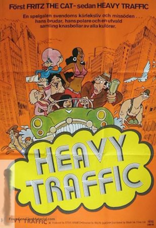 Heavy Traffic - Swedish Movie Poster