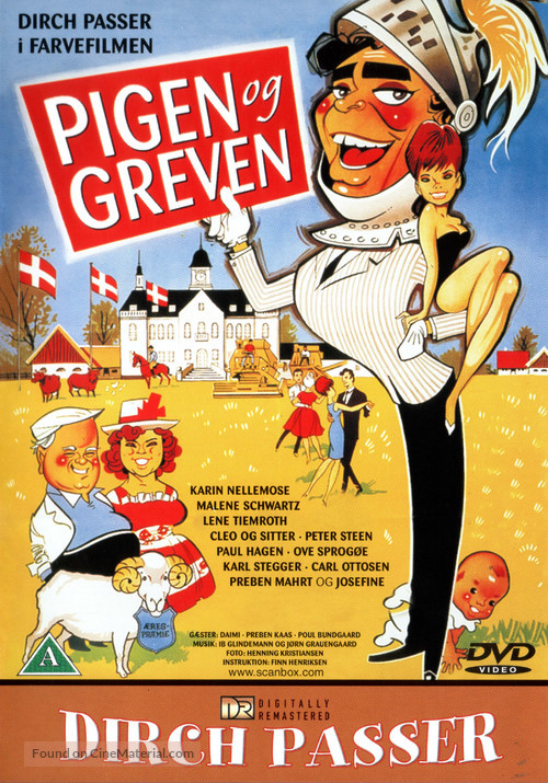 Pigen og greven - Danish DVD movie cover