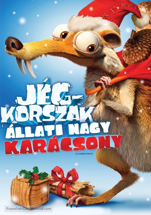 Ice Age: A Mammoth Christmas - Hungarian DVD movie cover