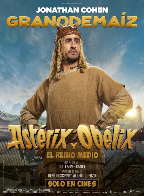 Ast&eacute;rix &amp; Ob&eacute;lix: L&#039;Empire du Milieu - Spanish Movie Poster