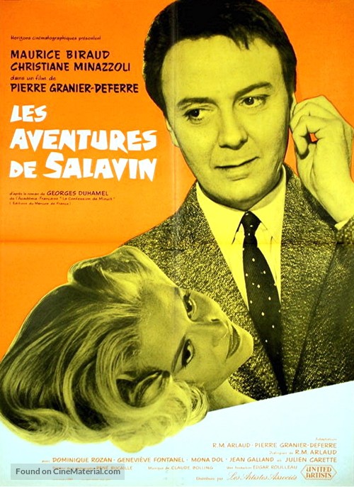 Les aventures de Salavin - French Movie Poster