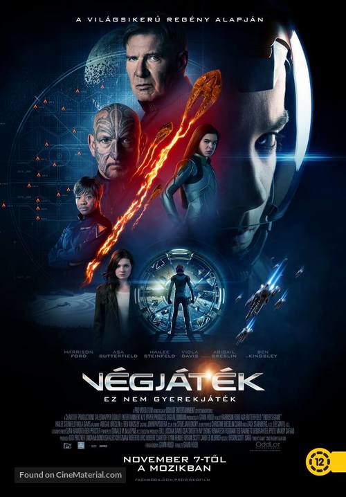 Ender&#039;s Game - Hungarian Movie Poster