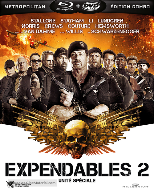 The Expendables 2 - French Blu-Ray movie cover
