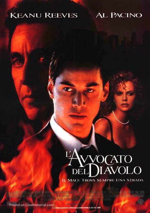 The Devil&#039;s Advocate - Italian Movie Poster