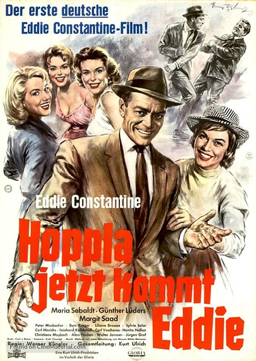 Hoppla, jetzt kommt Eddie - German Movie Poster