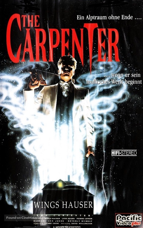 The Carpenter - German VHS movie cover