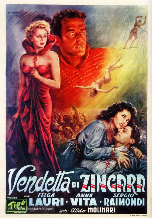 Vendetta di zingara - Italian Movie Poster