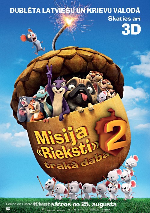 The Nut Job 2 - Latvian Movie Poster