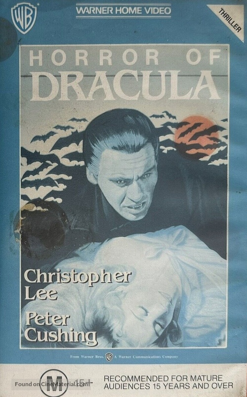 Dracula - Australian VHS movie cover