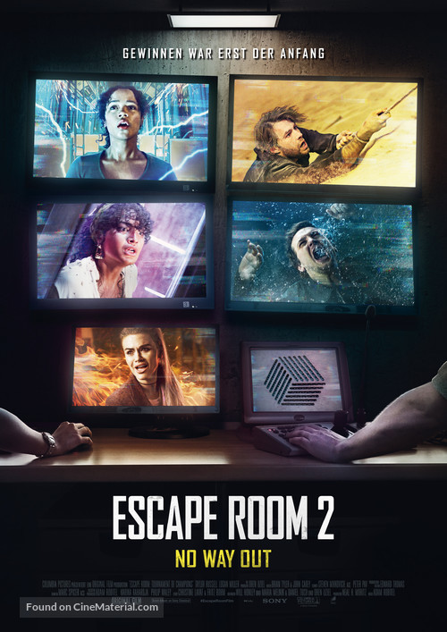 Escape Room: Tournament of Champions - German Movie Poster