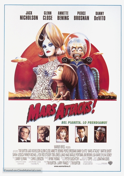 Mars Attacks! - Italian Movie Poster