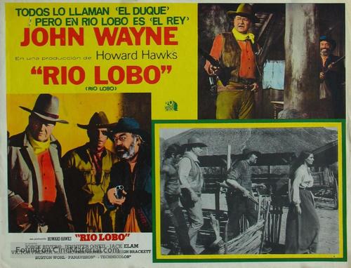 Rio Lobo - Mexican Movie Poster