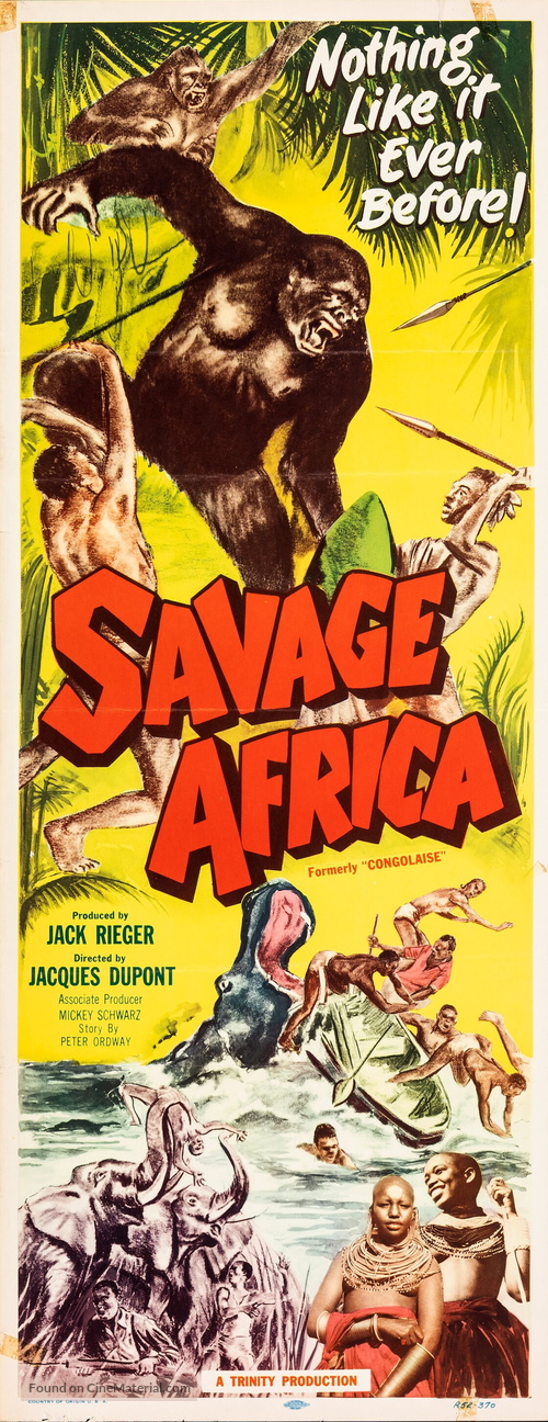 Savage Africa - Movie Poster